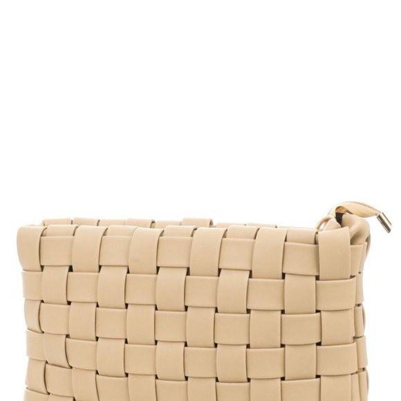 Faux Leather Woven Clutch - Picture 6 of 6